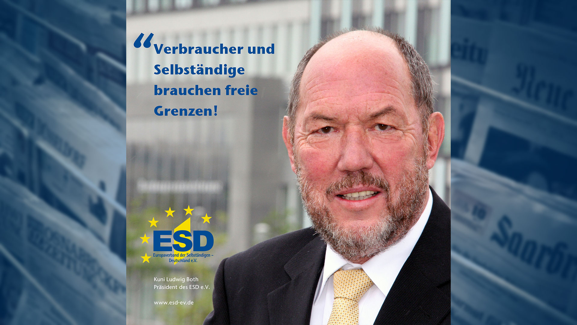 ESD MEDIENINFO | Europaverband der Selbständigen fordert Öffnung kleinerer Grenzübergänge im Saarland